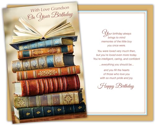 Chuck'S Card-O-Rama 95736 Birthday Card For Grandson thumb #1