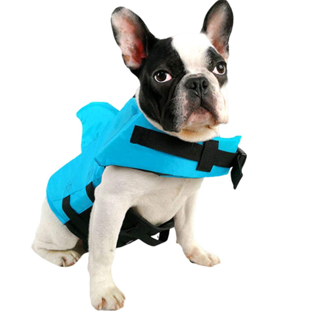 WPCASE Chaleco Salvavidas Perro Flotador Perro PequeñO Chalecos Salvavidas De Los Perros Chaleco Flotante del Perro,Chaleco Salvavidas Exterior del Perro Blue,XS