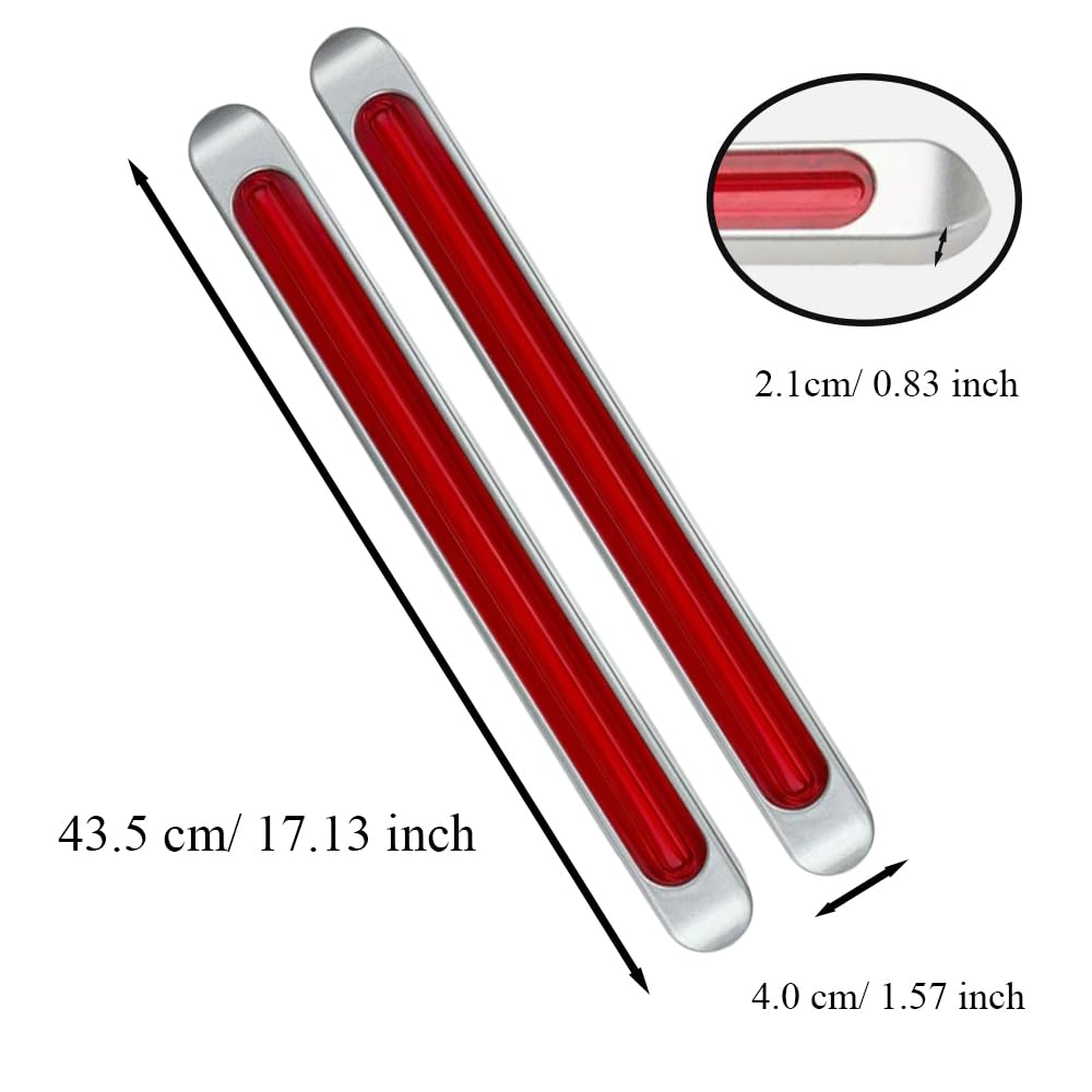 2 szt. Riloer tylne światła kierunkowskazu tylne tylne światła kierunkowskazy zapasowe światła tylne 72 diody LED światło hamowania tylne kierunkowskazy 10-30 V kierunkowskazy do przyczep, ciężarówek
