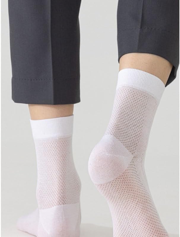 Business Thin Version Knee-high Socks Mesh Sweat-absorbing