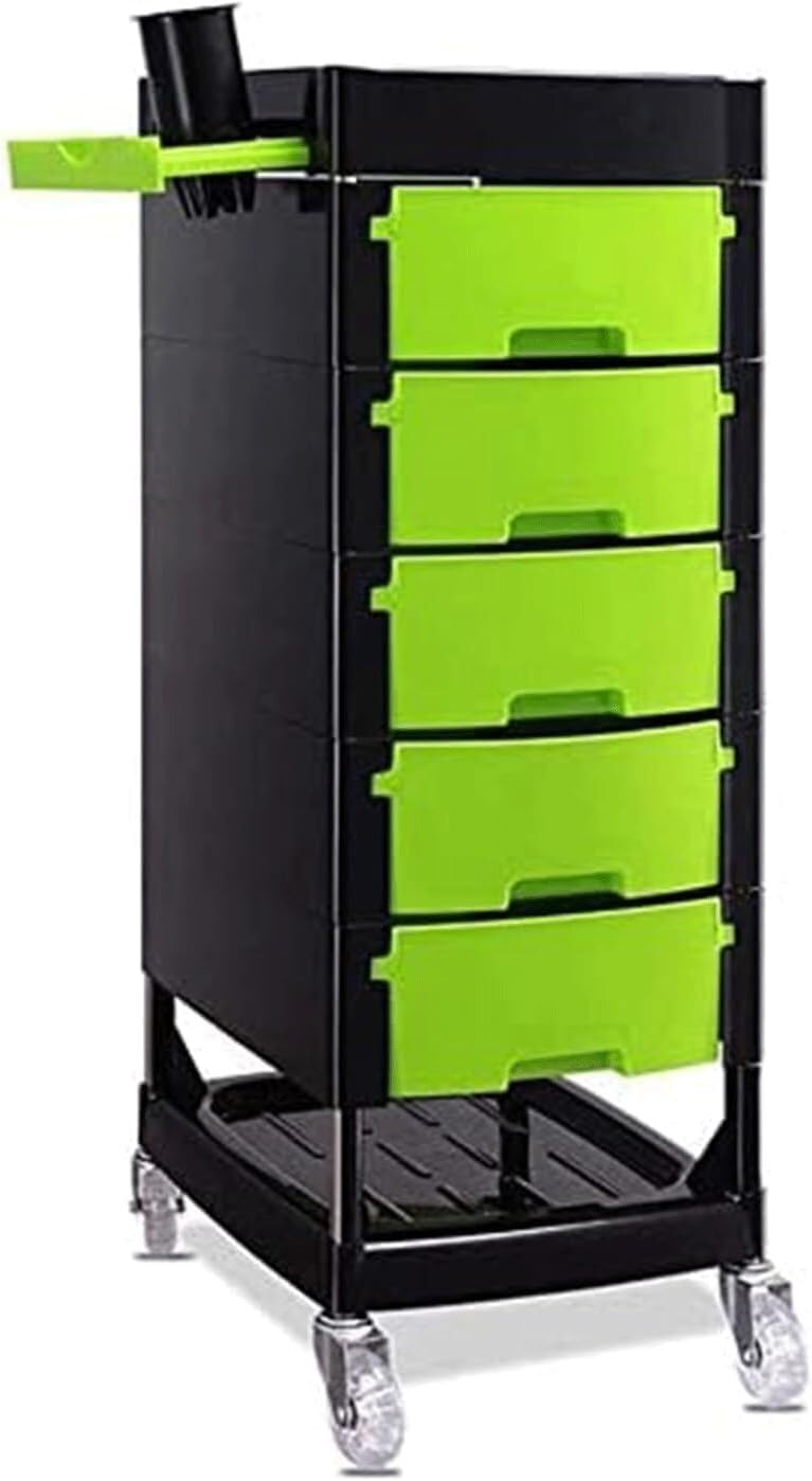Chariot de stockage à roulettes en acier inoxydable avec plateau supérieur