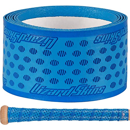 Lizard Skins DSP Ultra 0.5mm Bat Grip – Next-Gen Durasoft Polymer Baseball & Softball Bat Tape (Polar Blue)