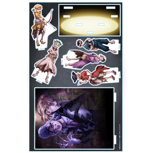 Amazon.co.jp: Dr．STONE アクリルジオラマ 千空&ゲン&龍水