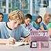 Hard Case Compatible with Texas Instruments TI-84 Plus CE/TI-84 Plus/TI-Nspire CX II CAS/TI-Nspire CX II/TI-83 Plus/Casio fx-9750GII Graphing Calculator, Storage Box with Bubble Protection-Pink