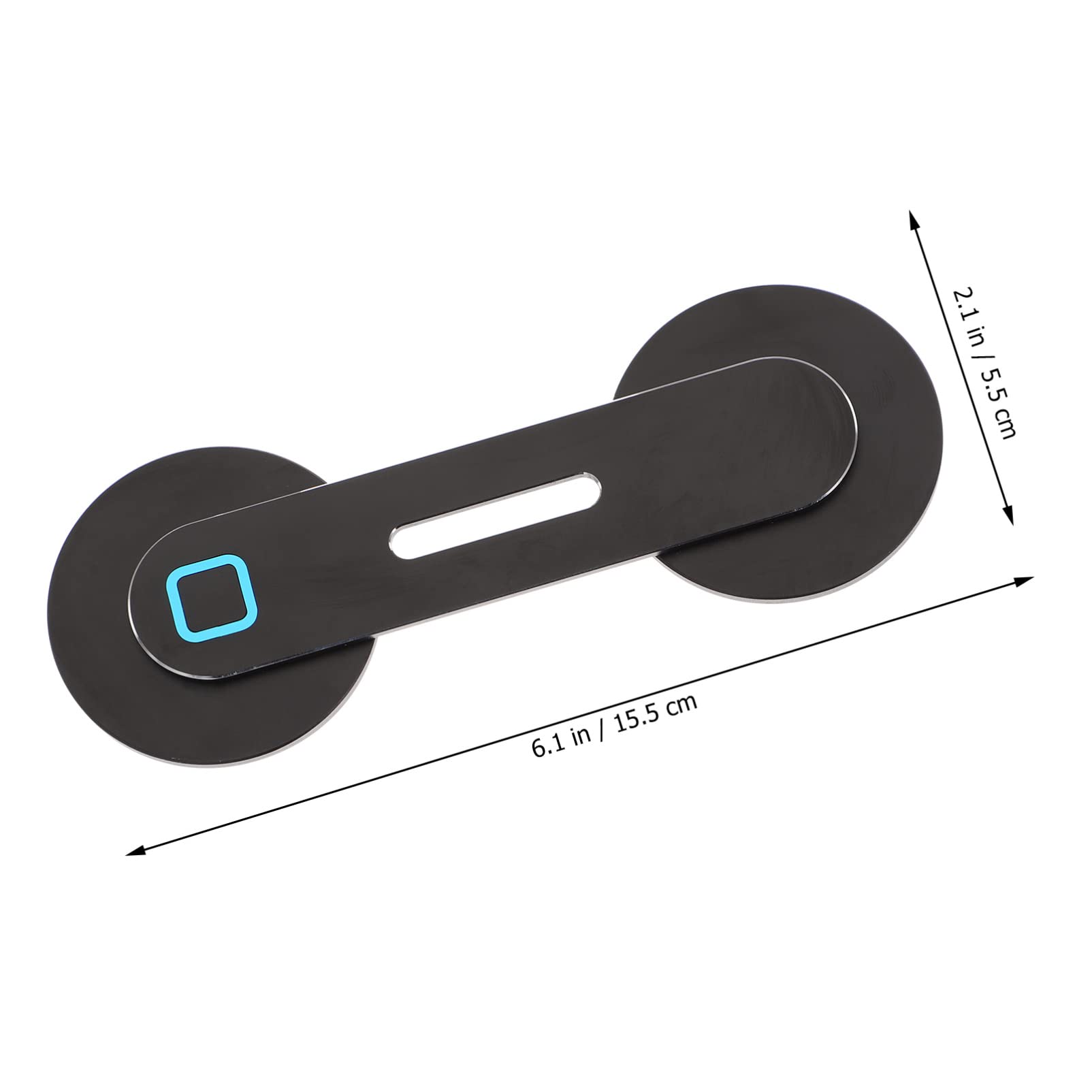 OSALADI 2pezzi Supporto Magnetico Per Smartphone e Laptop Lega Di Alluminio Design Compatto e Portatile Per Auto e Uso Domestico