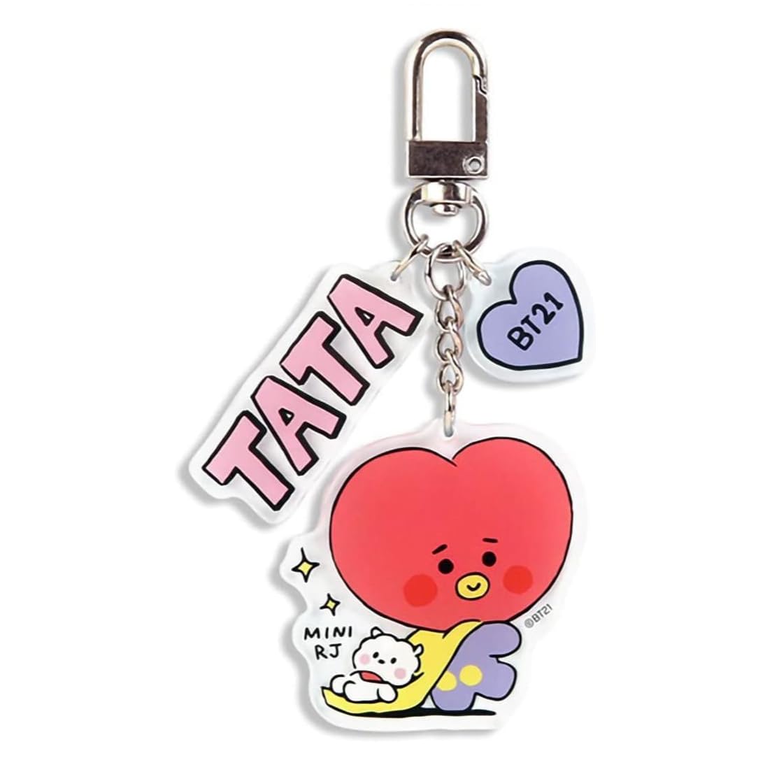 careflection BTS Baby BT21 Cute Keychains for Korean Kpop Fandom for Girls and Boys-picture-22