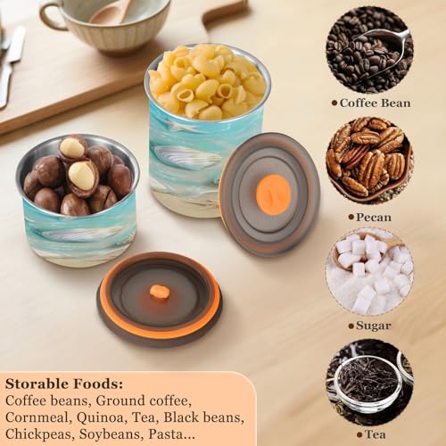 Contenedor hermético para café Blueangle acero inoxidable miniatura 5