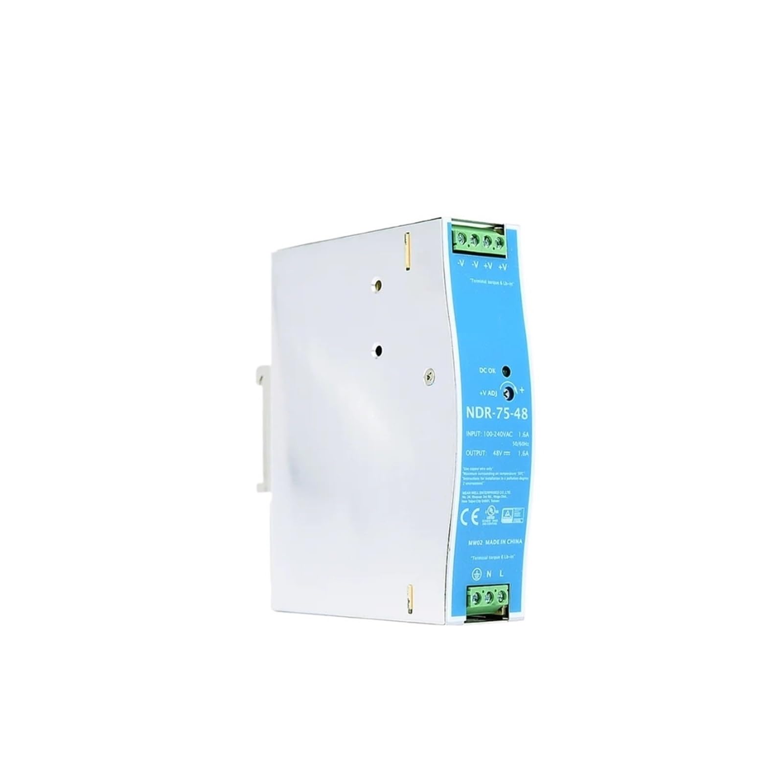 BALYDLUL NDR-75-12 75.6W 12V 75W Single Output Switching Power Supply