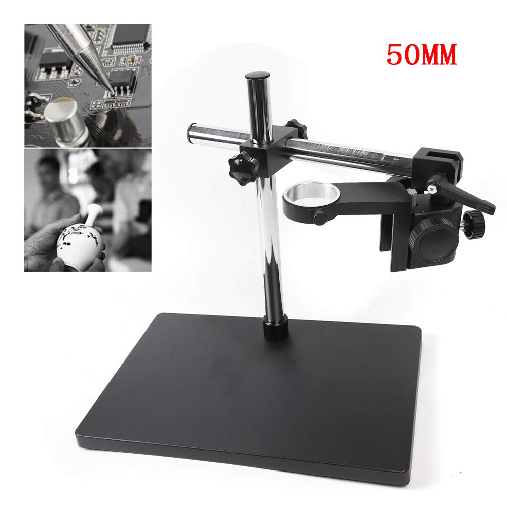 Supporto per microscopio, universale, regolabile, base professionale per microscopio con diametro di 50 mm