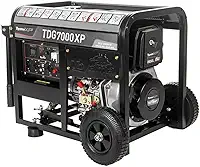 GERADOR TOYAMA DIESEL TDG7000XP MONOFASICO BIVOLT 115/230V 60HZ 6.0KW PARTIDA MANUAL, COM AVR