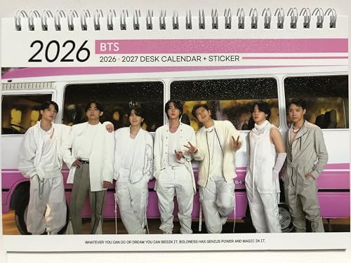 防弾少年団 グッズ 2026年-2027年 2年分 卓上カレンダー (防弾少年団)のサムネイル