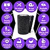 Inksafe Black Self Adherent Cohesive Bandages 7.5cm x 4.5m Box of 12 - Uses Include Vet Wrap, Tape for Human Wrist and Ankle Sprains and Sports Injuries #2