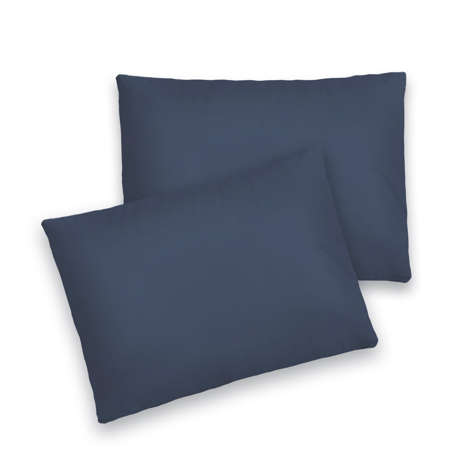 Pizuna Toddler Crib Pillow Cases 33x46cm Baby Blue, 2pc 400 Thread Count 100% Long Staple Cotton Luxurious Sateen Weave Baby Small Pillow Cases For Crib Bed By — view 43