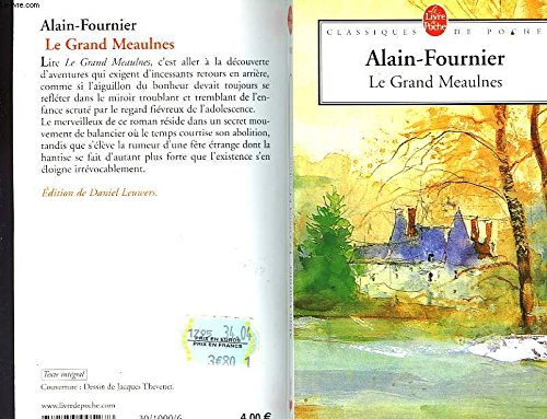 Le Grand Meaulnes: Alain-Fournier: 9780140282702: Amazon.com: Books