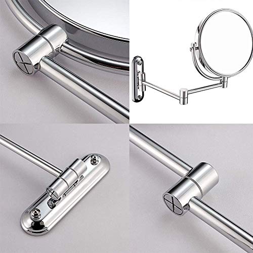 Miroir de Maquillage Mural Double Face Extensible pour Maquillage de Précision - 3