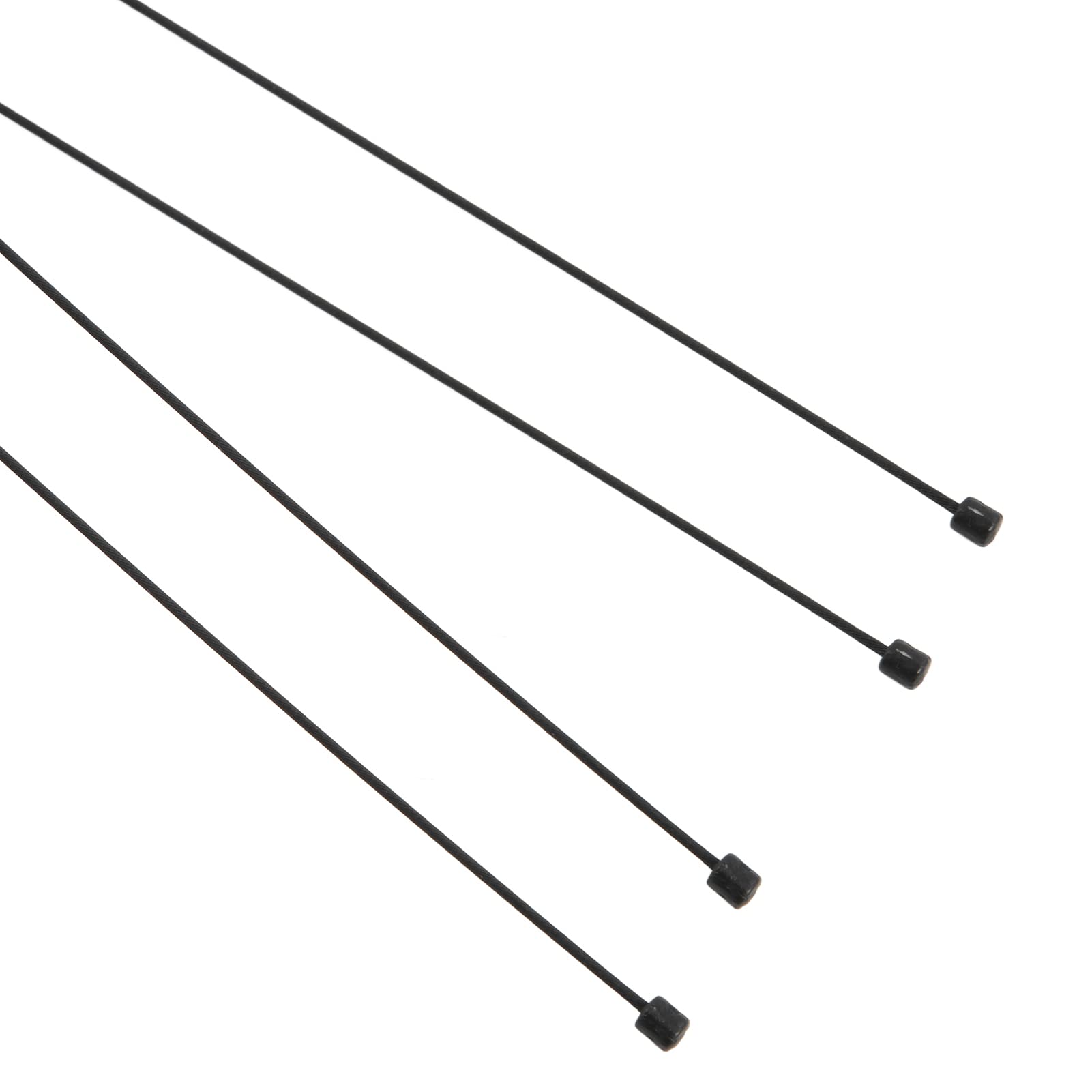 Ensemble de Lignes de Dérailleur de Vélo, Câbles de Frein Durables en PTFE de 1,2 Mm avec Rouleau intégré pour Vélos de Montagne et de Route, 50 Pièces/boîte