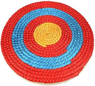 ZhengZ Arrow Targets for Shooting Outdoor Straw Archery Targets1 Layer 19.6 Inch Straw Arrow Target Four-Colors Handmade for Recurve Bow Longbow or Compound Bow