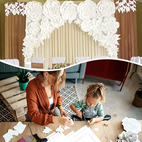 100 Blatt weißes Kartonpapier A4, Goefun Weißer Dickes Papier A4 zum Drucken 250g/m², Weißes Druckerpapier für Einladungen, Menükarten, Hochzeit, DIY-Karten