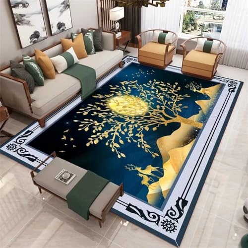 Tapis oriental lavable pour protéger le sol de cuisine des taches