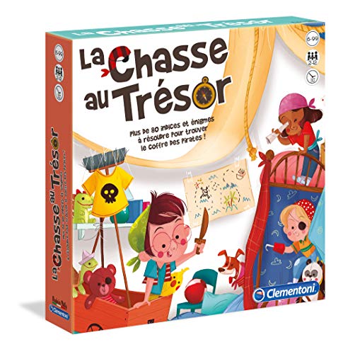 Clementoni-La Chasse au trésor, 6 - 10 ans, 52460, Multicolore