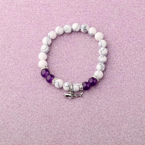 Shark Charm Bracelet Jewelry Themed Gifts Shark Lover Gift Friendship Present Ocean Animals Shark Lover Merch4