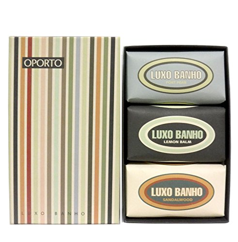 Luxo Banho Oporto Gift Set, 3- 6 oz bars