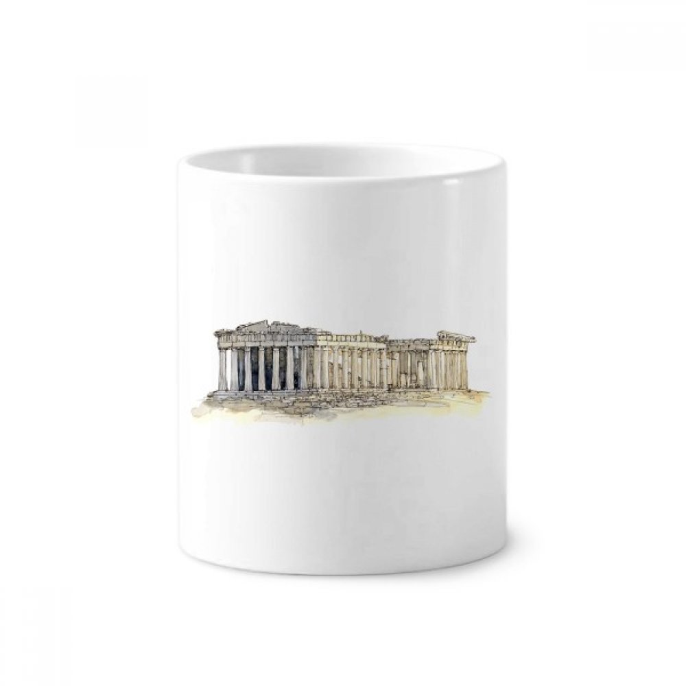 Mug Acropole d'Athènes en céramique blanche 350 ml polyvalent - 3