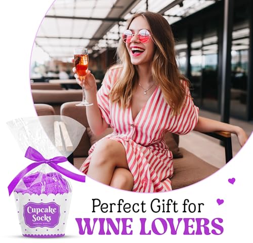 Image of VICRAZY Wine Gifts for Men, Women - Funny Socks - Gifts for Lovers - Stuff, Stocking Stuffers