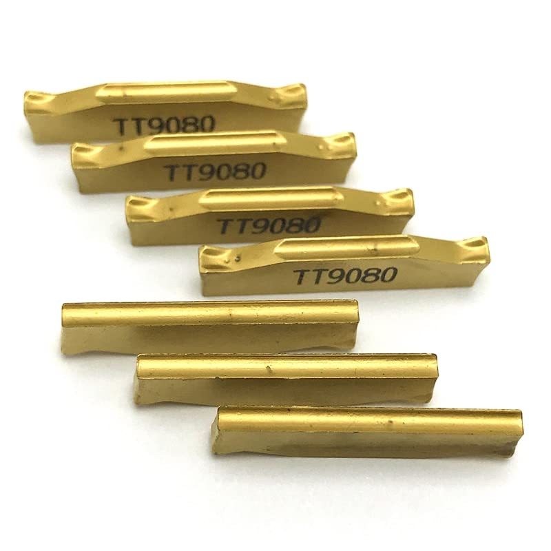 TDC2 TDC3 TDC4 TT9030 TT9080 Outils de rainurage Plaquettes en carbure Outil Tournage tronçonnage et Tour Coupe métal(TDC4 TT9080)