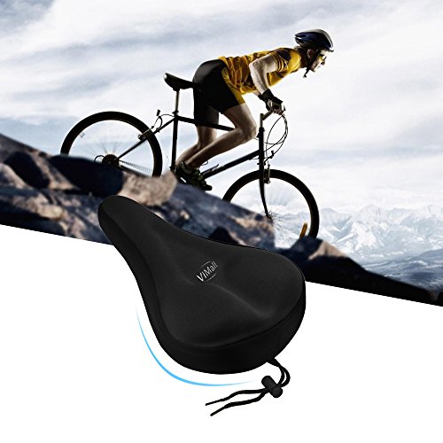 image for ViMall Bike Saddle Cover/Bike Seat Cover,Unisex Comfortable Sillicone&
