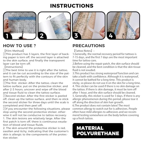 Bfons Tattoo Aftercare Waterproof Bandages thumb #6
