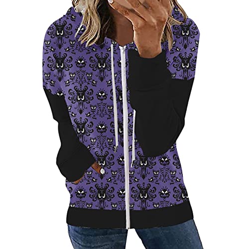 Skang Sweatshirt Damen Damen-Langarm-Reißverschluss-Hoodie-Jacken Lässige...