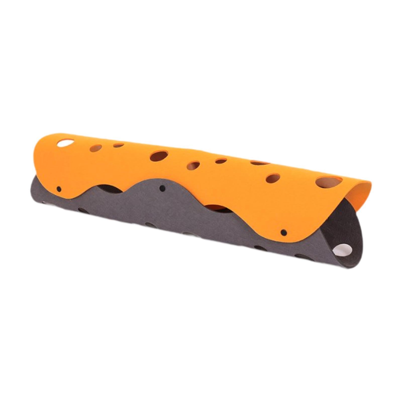 para Gatos, Nido para Mascotas, Ligero, Plegable, cómodo, Cueva de Juguete para Gatos para Jugar a esconderse de Forma interactiva, Naranja Gris