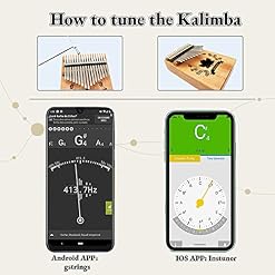 Kalimba 17 Clés Pouce Piano, Kalimba Instrument avec Instructions d’étude/Tuning Hammer/Portable sac, bois Acajou, Haute… - Les Beatles, Paul McCartney, John Lennon, RIngo Starr, George Harrison Kalimba 17 Clés Pouce Piano, Kalimba Instrument avec Instructions d'étude/Tuning Hammer/Portable sac, bois Acajou, Haute… – Image 5