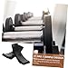 Yardwe Home Gym Dumbbell Rack Sturdy Saddle Rack Barbell Display Stand Fitness