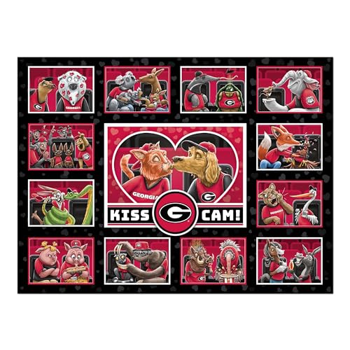 Image of YouTheFan NCAA Georgia Bulldogs inchKiss Cam inch 500 Puzzle