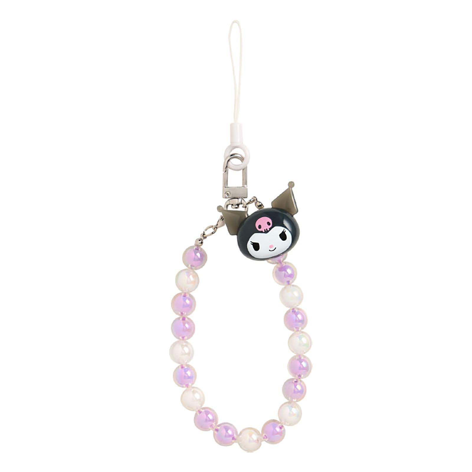 Sanrio Kuromi Beaded Hand Strap Phone Charm