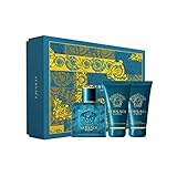 Versace Eros Eau de Toilette, Shower Gel & After Shave Balm Gift Set For Him