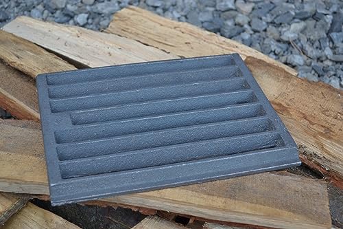 SEZAM 25,5 x 21 cm Gussrost Ofenrost Ascherost Gußrost verschiedene Durchmesser, Kaminrost passend Kaminofen Tafelrost Rost Ofengitter Kamin Ersatzteile Zubehör