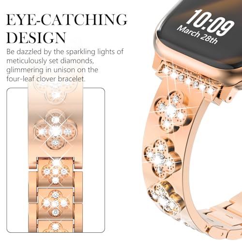 CHANCHY 42mm(series 3 2 1) 41mm 40mm 38mm for Apple Watch Strap for Women Diamond Rhinestone Bracelet Stainless Steel Metal Strap for Apple watch SE 3 2 1,Series 11 10 9 8 7 6 5 4 3 2 1 - Image 2