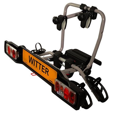 Witter Towbars ZX302 clamp-on 2 Bike towbar Mounted Cycle Carrier - Maximum Load 34 kg - Lightboard for 13-pin socket Cover