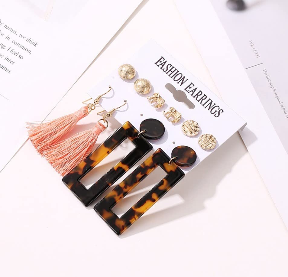 Image of ANNACREATIONS Stylish combo of pearl stud hoop earrings set for Women Girls