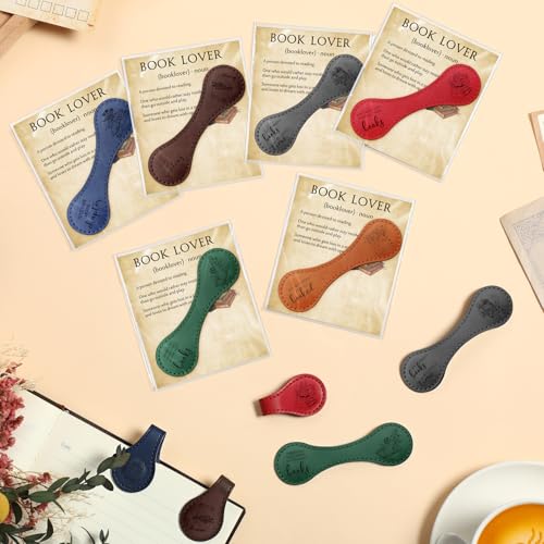 Marque-pages magnétiques Skyygemm en cuir ne glissent plus
