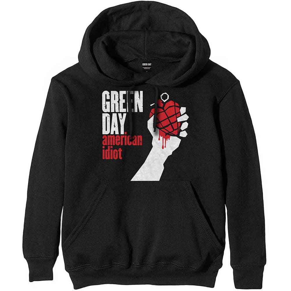 Rock Off officially licensed products Green Day American Idiot Official Unisex Hoodie Hooded Top (Small)