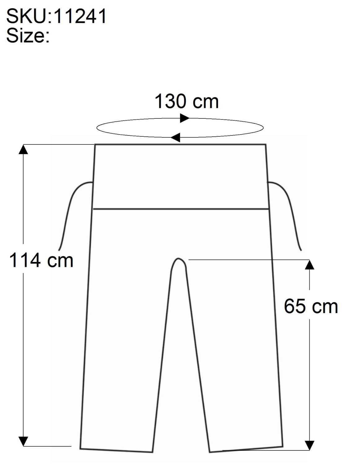 Guru-Shop Pantalones Tailandeses de Algodón Fijo, Envolventes para Yoga y Pescador - Talla Única, Ropa Alternativa