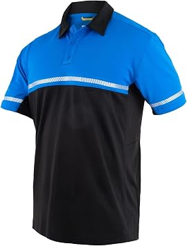 First Tactical Mens Hi-Vis Bike Patrol Short Sleeve Polo Shirt