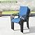 BUPPLEE 7-Piece Expandable Outdoor Patio Dining Set for 6-8 Person - 6 Stackable Texlin Sling Chairs & 38"-84" Rustproof Steel Table, Weatherproof Furniture for Backyard/Balcony/Poolside