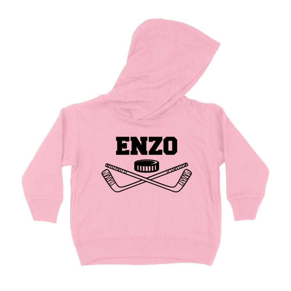Hockey Enzo Kids Hoodie Sweatshirt Toddler 5T Light Pink