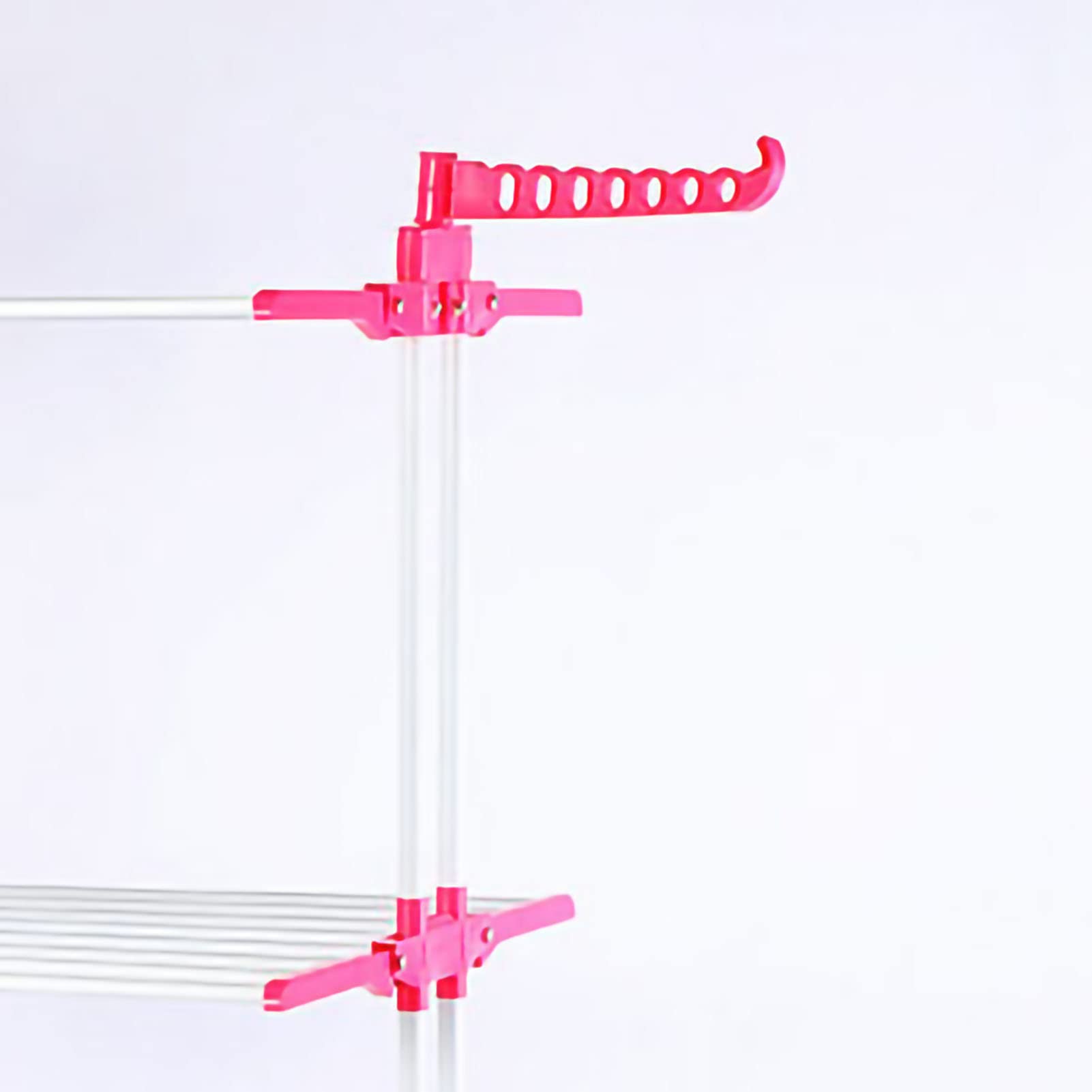 Stendibiancheria con Ripiani Regolabili (Rosa)