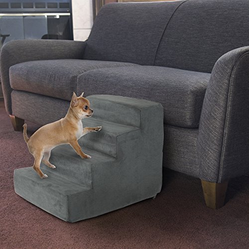 Petmaker 80-Pet6016 High Density Foam Pet Stairs, Gray, Gray #TOP4